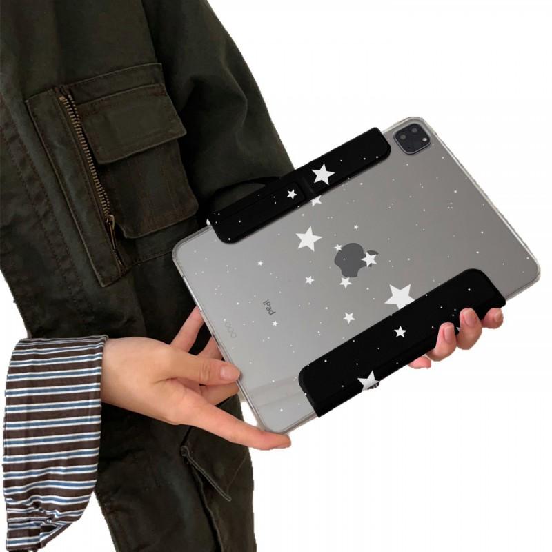 Магнитный Съемный Чехол для iPad со Звездным Черным Фоном Y-образная Подставка Слот для Стилуса Air Mini Pro 11