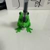 Очаровательный 3D Зеленый Лягушонок Держатель для ручек Многофункциональная Подставка для ручек Креативное Хранение Канцелярских Принадлежностей Настольный Декор Подарок для Любителей Лягушек