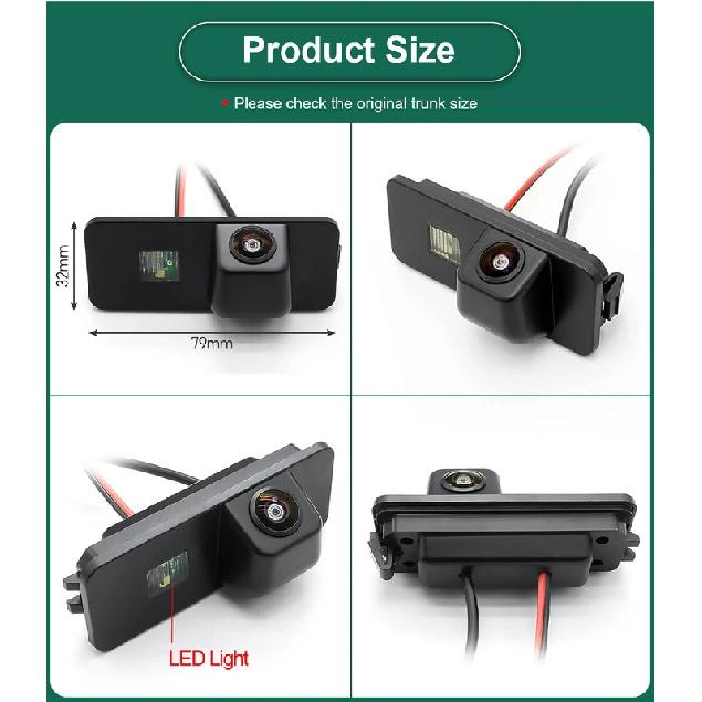 AHD 1080P Car License Plate Light Rear View Camera For Volkswagen VW Polo Magotan Bora Jetta Golf5 Passat B5 B6 CC Skoda Superb
