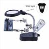 Desktop Magnifier Welding Magnifying Glass LED Holder Soldering Repair Tool Loupe Third Hand for Sol