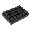 Wired Keyboard Stepped Keycap Fadeless Durable Backlit 21 Keys LED Mechanical KeyboardRed Shaft