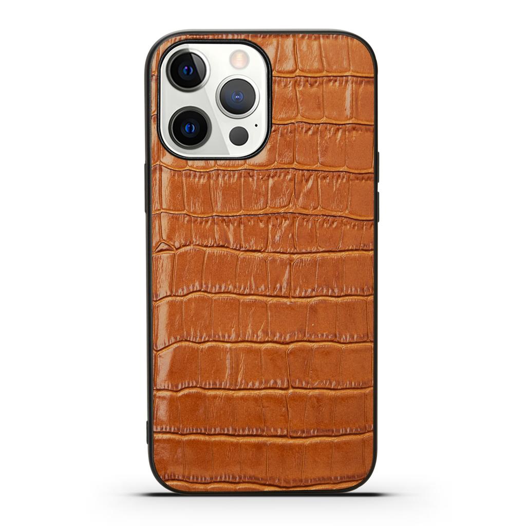 Роскошный Чехол из Натуральной Кожи Крокодила Для iPhone 15 16 14 13 11 12 Pro Max 7 8 Plus X XR XS Ударопрочный Чехол