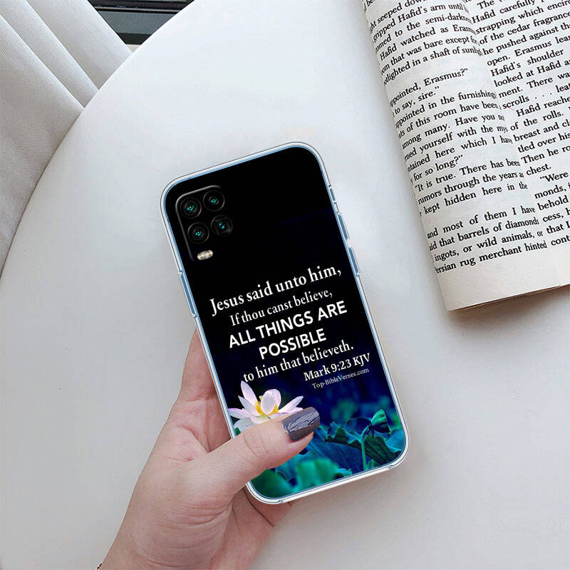 MH21 Bible verse Jesus Case for Motorola E7 G6 G7 G8 G9 Plus Power Play G10 G20 G04 E30 E40 E22 E20 E13 E15 G22 G23 G05 G75 G35 G55