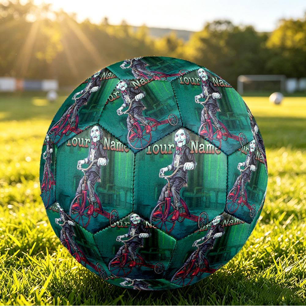 Size 5 FootballSaw Billy the Puppet Durable PU Soccer Ball for Sports Training Outdoor Competition