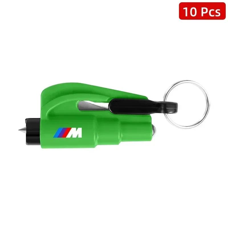 10pcs 2-in-1 Car Safety Hammer Auto Emergency Glass Window Breaker Car Tool BMW 320i 325i 320Li 325Li 330Li X7 X3 X4 X5 X6 E39