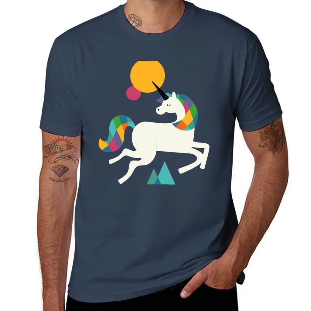 To Be A Unicorn Tshirt Trendy Print Short Sleeve Tshirt