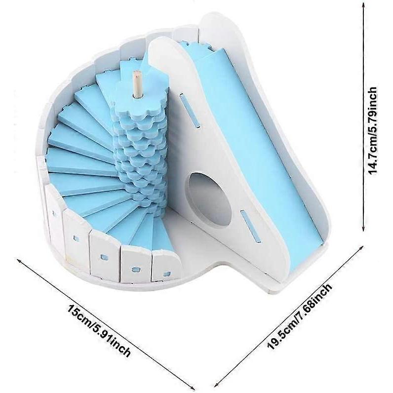 Hamster Hideout House Climbing Ladder Stairs Pet Wooden Game Toys Playground Cages Nest For Mouse Dw