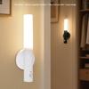 LED Night Light USB Rechargeable Sensor For Living Room Bedroom Corridor Study Room Stairwell Indoor Lighting Wall Lamps