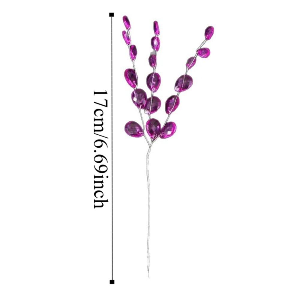 50 шт. Свадебная тиара, хрустальные бутоны, ветви, свадебная вечеринка, хрустальный цветок, искусственный букет, белый