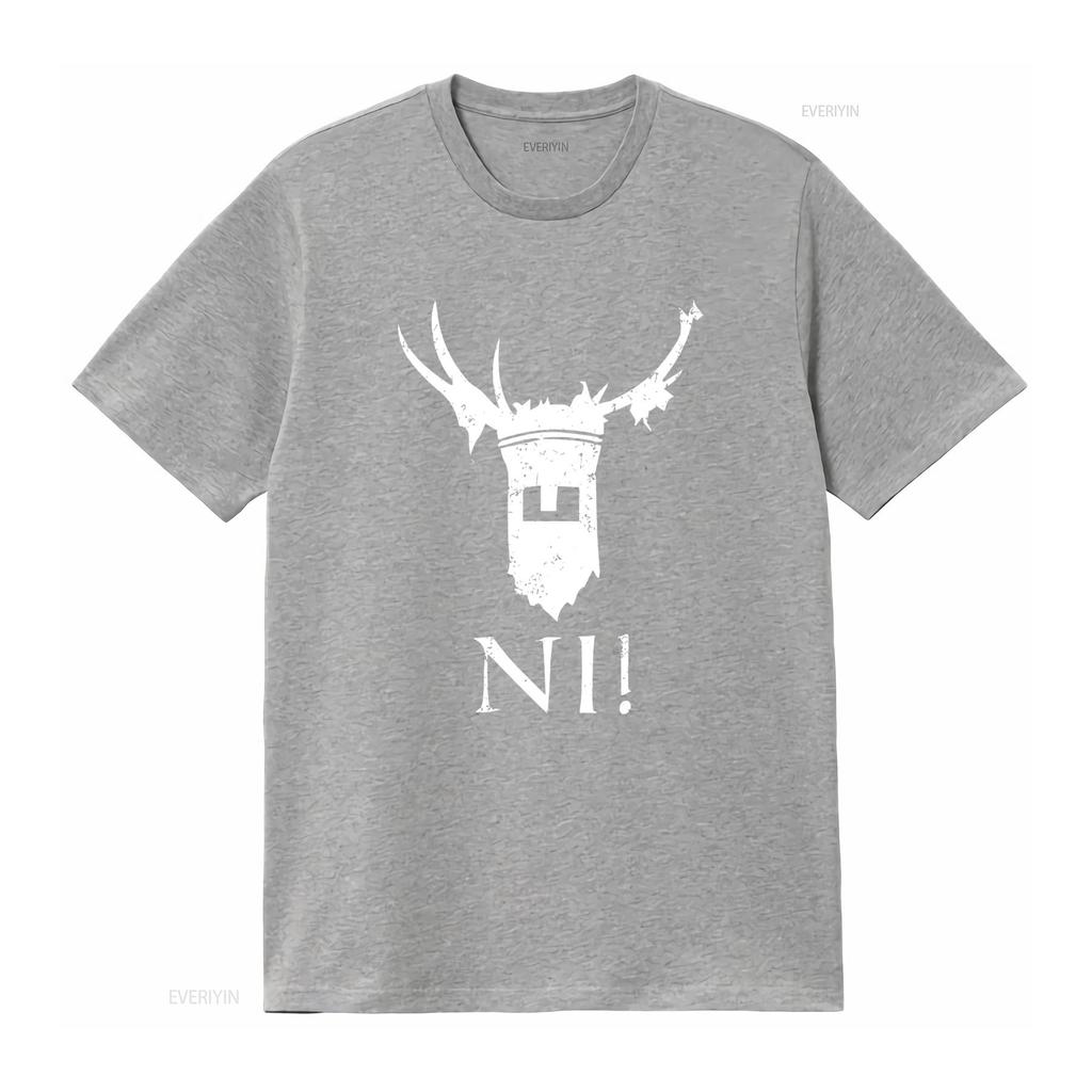 Knights Of Ni T Shirt Monty Python and the Holy Grail Knight Fun Design vintage designer clothes graphic Casual Stylish