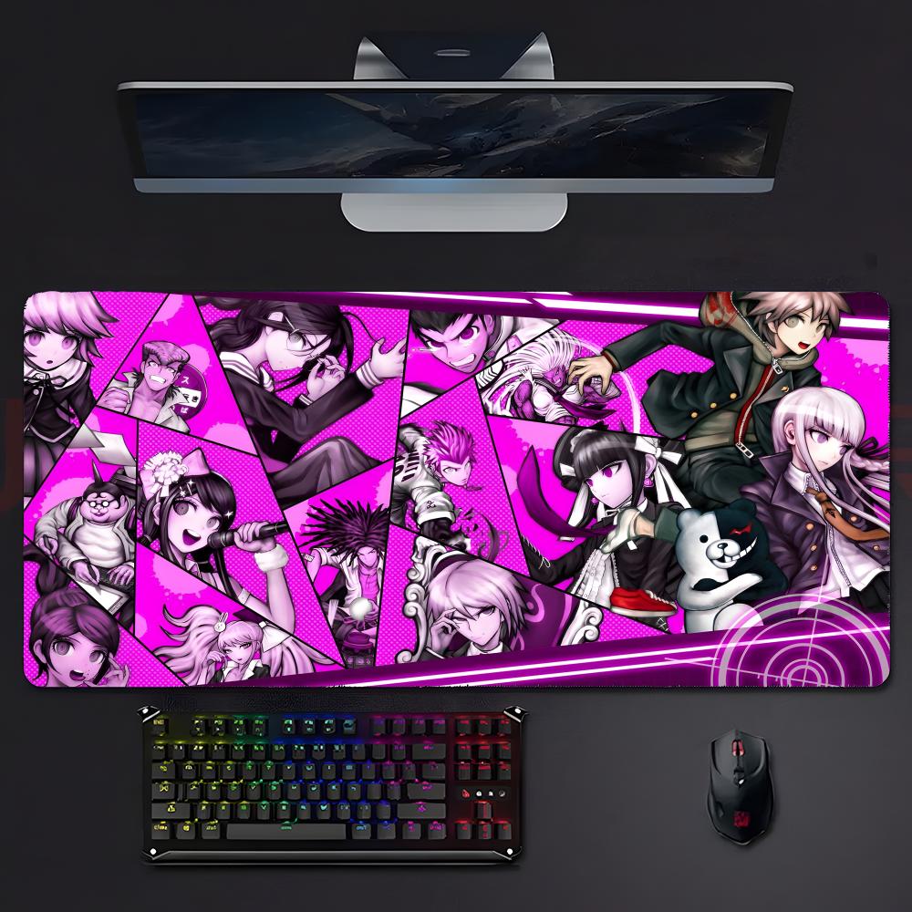 Dark Mystery Game DDanganronpa Mouse Pad Mousepad Large Gaming Lockedge Thickened Pc Table Desk Mat
