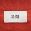 CLANE HOMME Long sleeve sweater 1 vermilion knit Men's Used