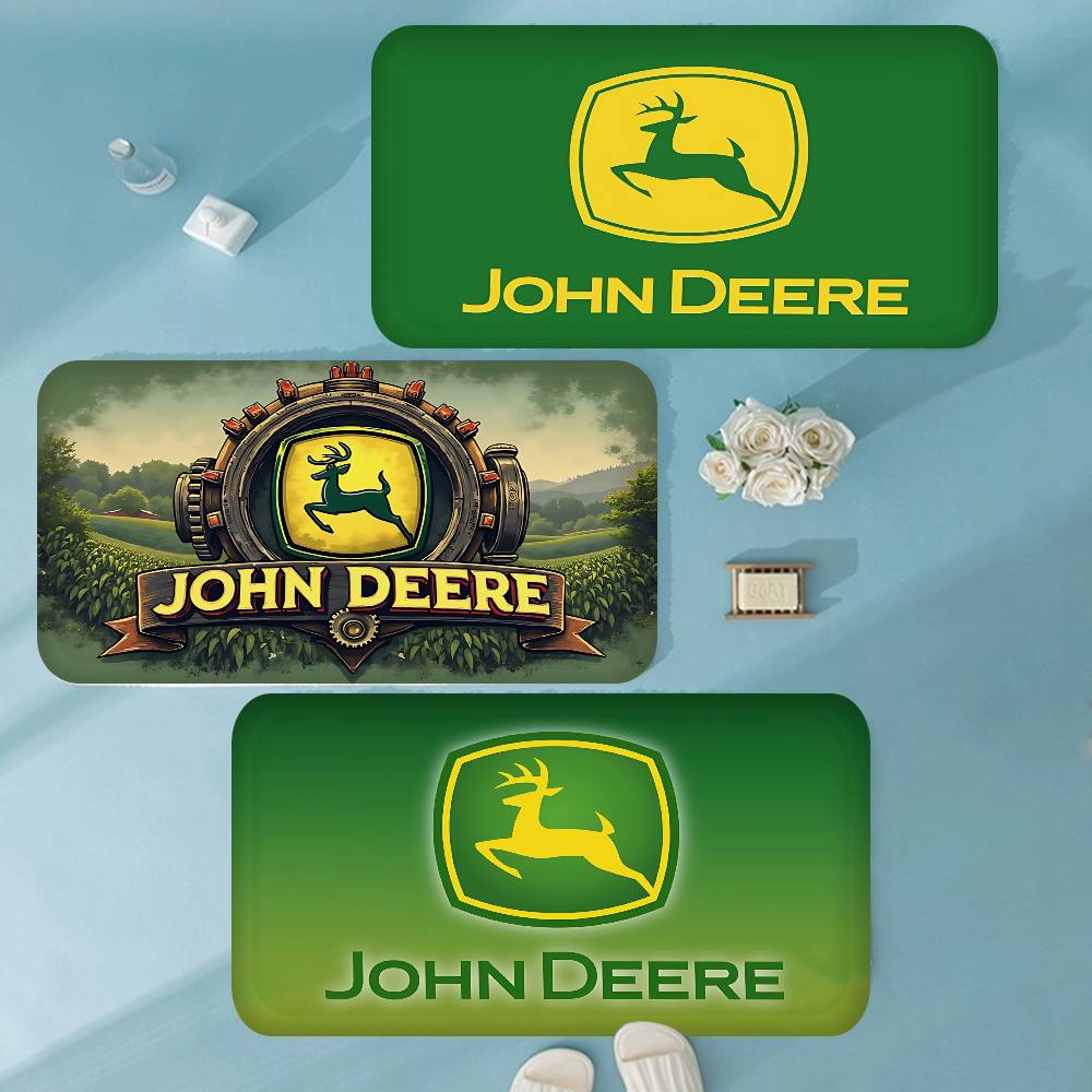 Classic Logo J-John D-Deere Kitchen Mat Kids Room Bedroom Decoration Balcony Anti-Slip Doormat Living Room Alfombra