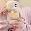 Duck Cartoon Plush Phone Case for Apple 13 Promax - Anti-fall Silicone Cover, All-inclusive Design, Cute and Stylish for XS & 8P Models.
