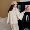 809 #Big Fur Collar With Plush Tassel Shawl Plush Thermal Cape Women'S National Style Cheongsam