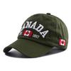 Спортивная Уличная Регулируемая Стиль Городская Хип-Хоп Костяная Кепка Snapback Бейсбольная Вышивка Флаг Канады Новый Бренд Последние Свежие Кепки Для