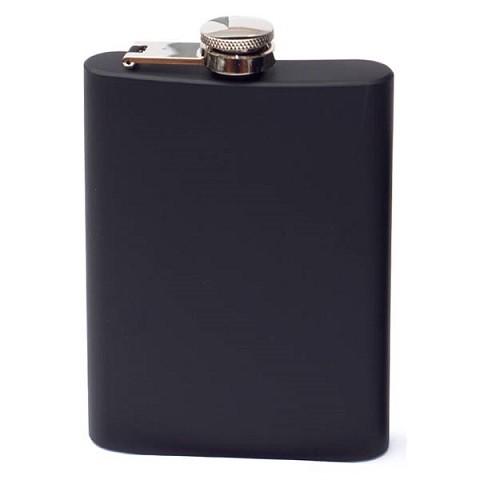 Black hip flask 240ml