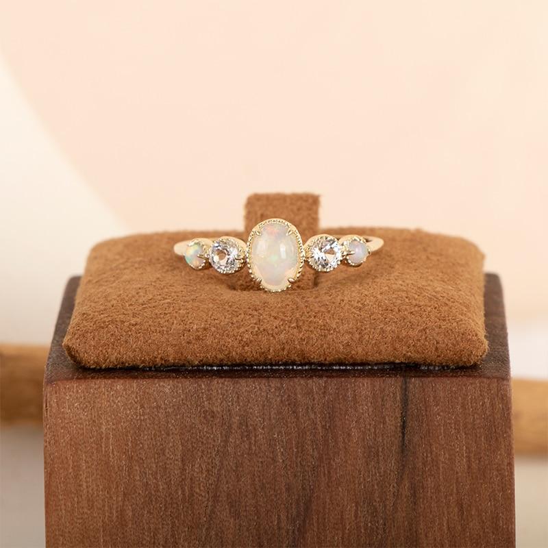 Gica Gema Классические кольца из натурального золота 9 К с цирконом, овальной формы, желтое золото, изысканные украшения на палец, свадебная вечеринка, женские подарки