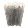 Disposable Crystal Rod Lip Brushes - 50 Pack: Portable Lipstick & Lip Gloss Applicators