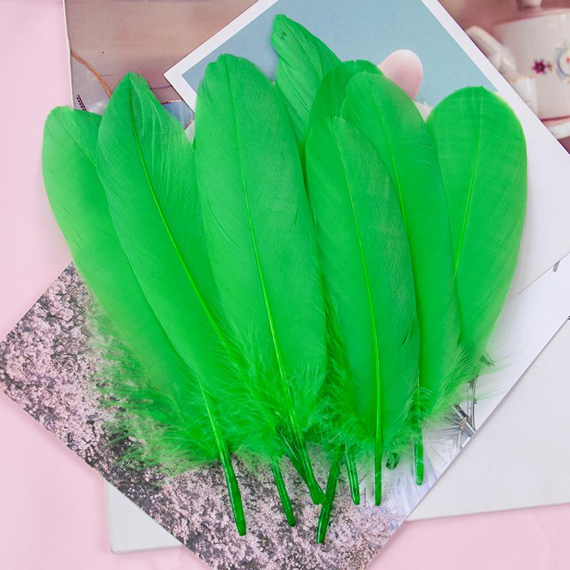 15-20cm Natural Goose Feather Multicolor Plumas for Handicraft Dream Catcher Swan Feather for Home Party  Jewelry Decoration