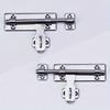 1pc 4 Inch Hardware Door Lock Stainless Steel Barrel Bolt Latch Padlock Clasp Set Brushed For Locking Door Window Drawer Cupboard
