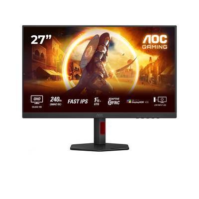 AOC G4 Q27G4ZR Gaming Monitor 27 Inch WQHD Black Et Red