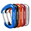 Aluminum Alloy Carabiner Ultra Light 12KN Heavy Duty Load Capacity 1200kg Multifunctional D Ring Keychain D Hook Household Goods Outdoor Camping