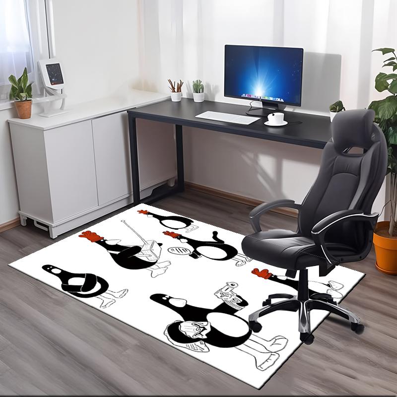 Feathers McGraw Printed Carpetrugfor Office Chair Living Room Bedroom Kitchen Room Decor Gifts