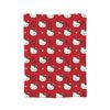 Hello Kitty Halloween Knitted Blanket Bats Ghost Plush Throw Blankets Home Couch Personalised Soft Warm Bedspreads,