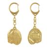 Lhasa Apso - Gilded Key Ring with Dog, Handbag Decoration, Luxury Accessory by Brand
