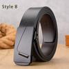 Классический ремень с автоматической пряжкой для мужчин, скользящая пряжка, деловой ремень для мужчин, новый стиль