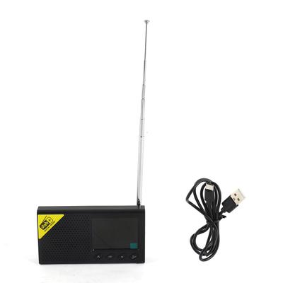 Цифровое DAB и FM радио с BT, портативное цифровое радио, перезаряжаемый беспроводной DAB+FM приемник со стереодинамиком