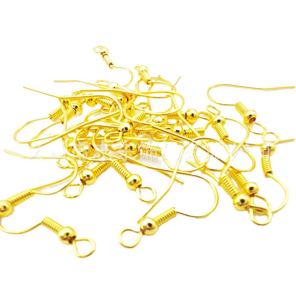 Leather Earring Ear Hook & Repair Kit with Lobster Clasps and Open Rings for DIY Jewelry