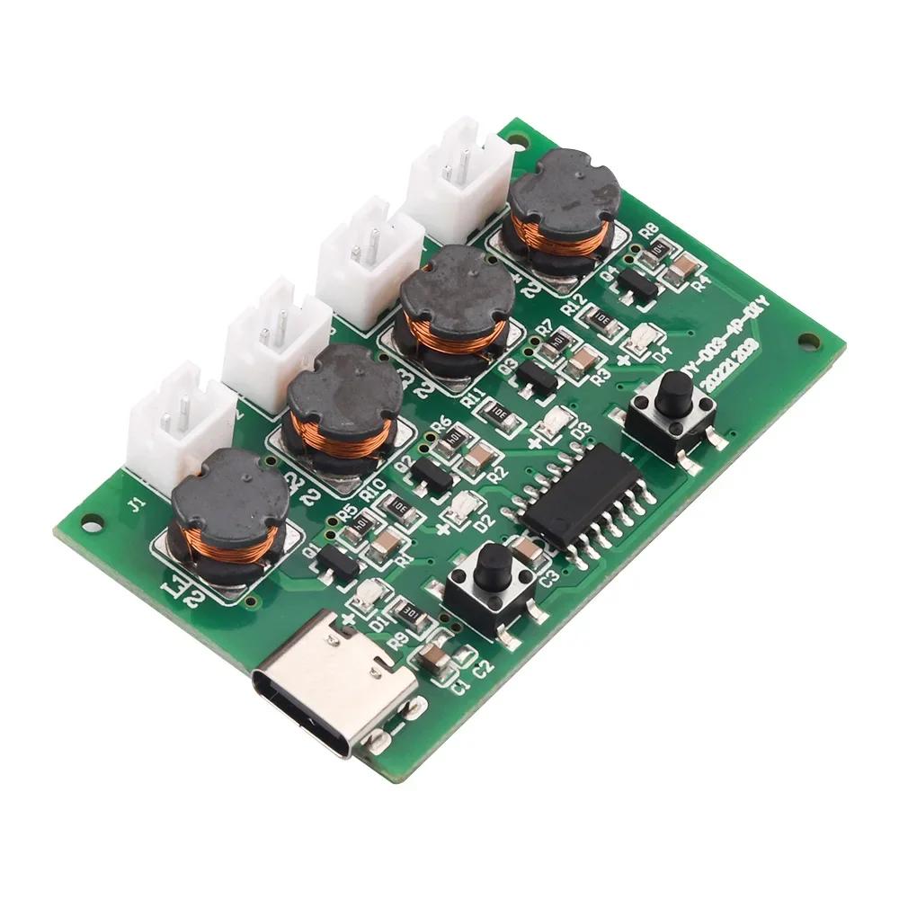 Four spray humidifier USB Mini Humidifier DIY Kits Mist Maker and Driver Circuit Board Fogger Atomization Film Atomizer Sheet