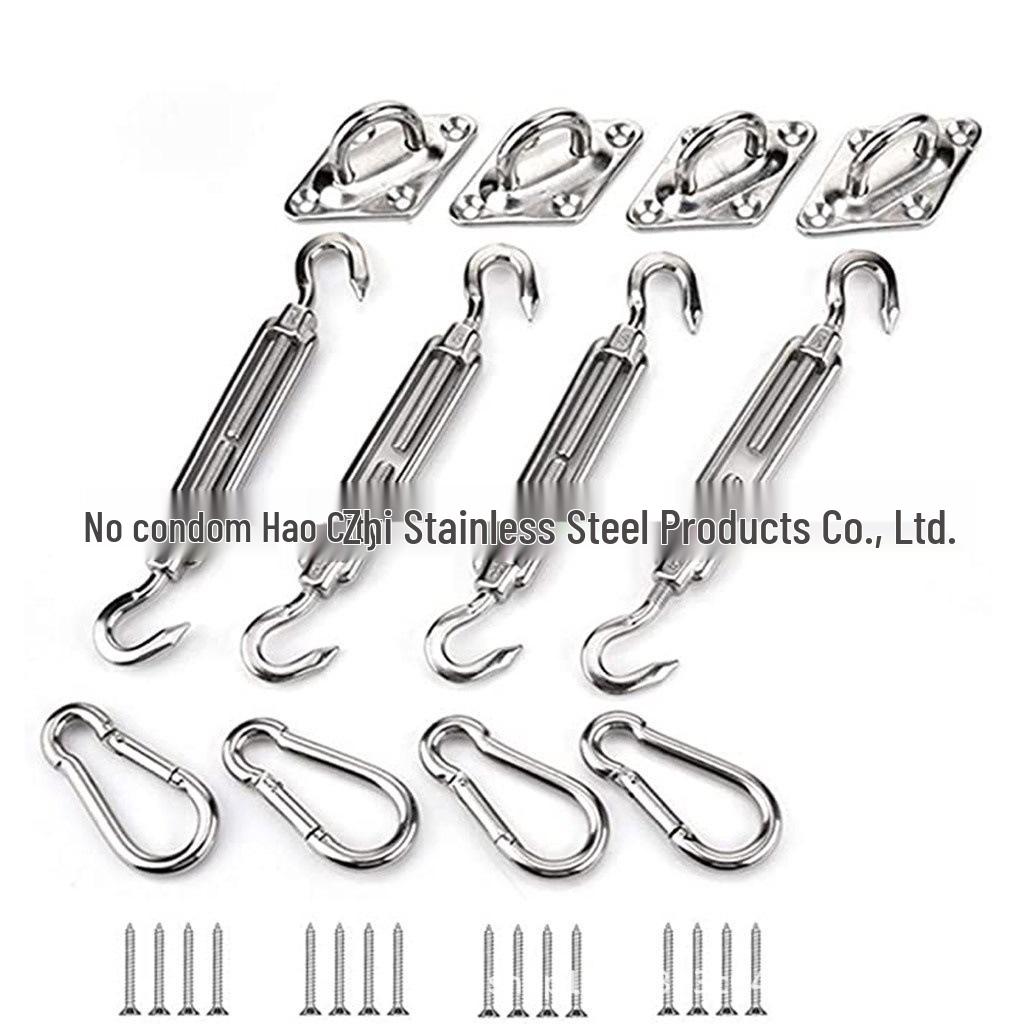 Stainless Steel Shade Sail Turnbuckle Set - Outdoor Hardware Accessories