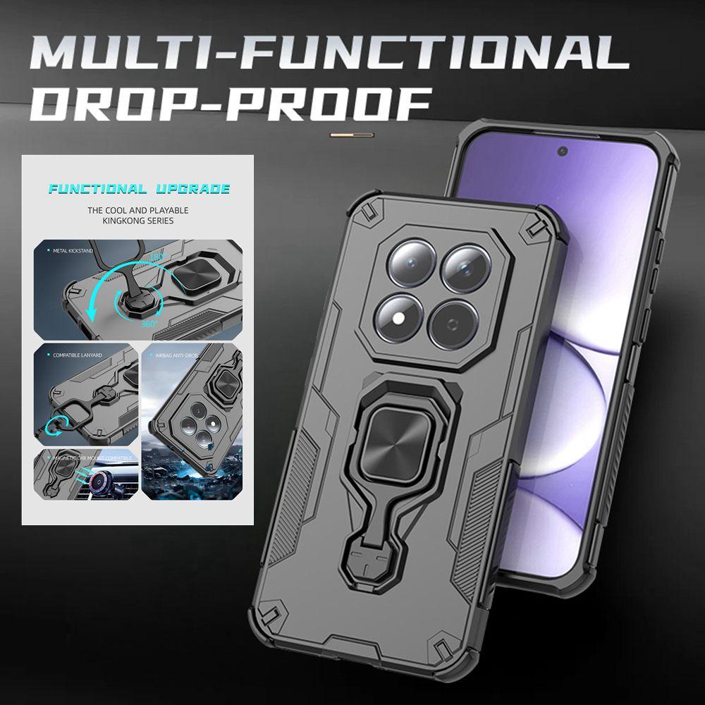 For Xiaomi Redmi Note 15 Pro 5G Case Camera Lens Protector Armor Cases For Redmy Note15Pro 5G Magnet Holder Ring Cover