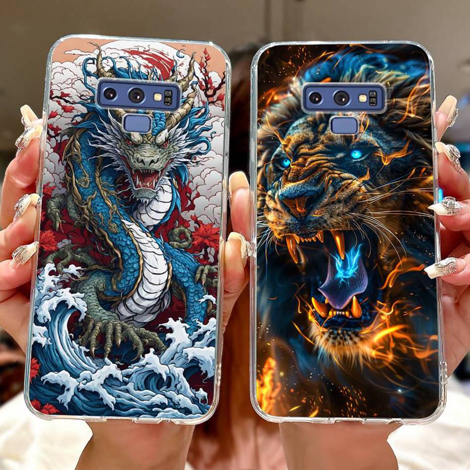 Fashion Painting Case For Samsung Galaxy Note9 Soft Silicone Phone Cases For Samsung Note 9 SM-N960F Covers Bumpers
