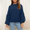 Women's Casual Sweater Solid Color Casual Loose Sweater