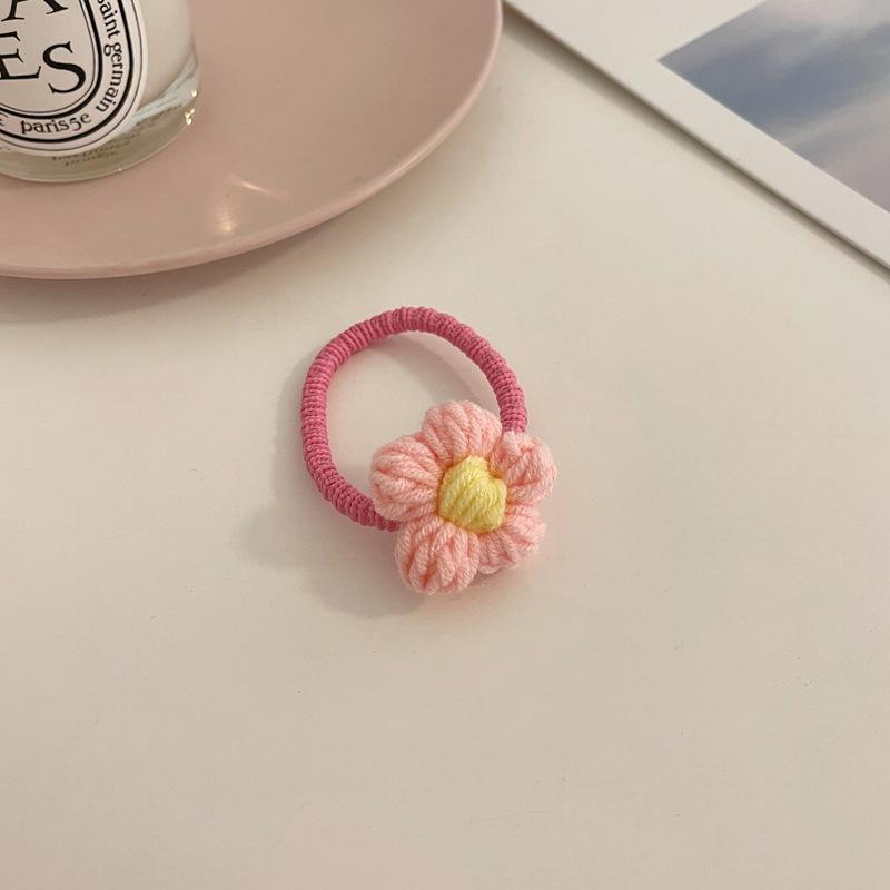 New Kids Elastic Hair Bands Bow Kawaii Sweet Elastic Hair Ring Hair Tie Headwear Girls Kids Hair Accessories