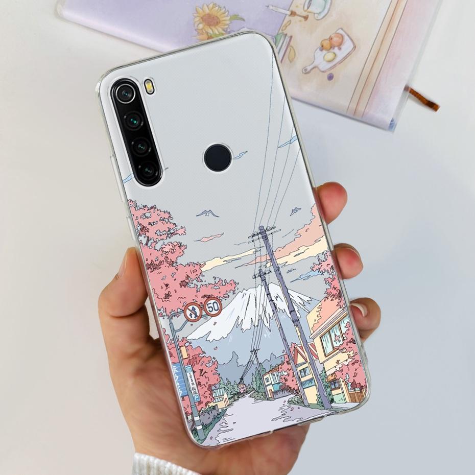 Для Xiaomi Redmi Note 8 8T Чехлы для телефона Модный Расписной Мягкий Силиконовый Задний Чехол Для Redmi Note 8 Pro Funda Note8 T 8Pro Бампер
