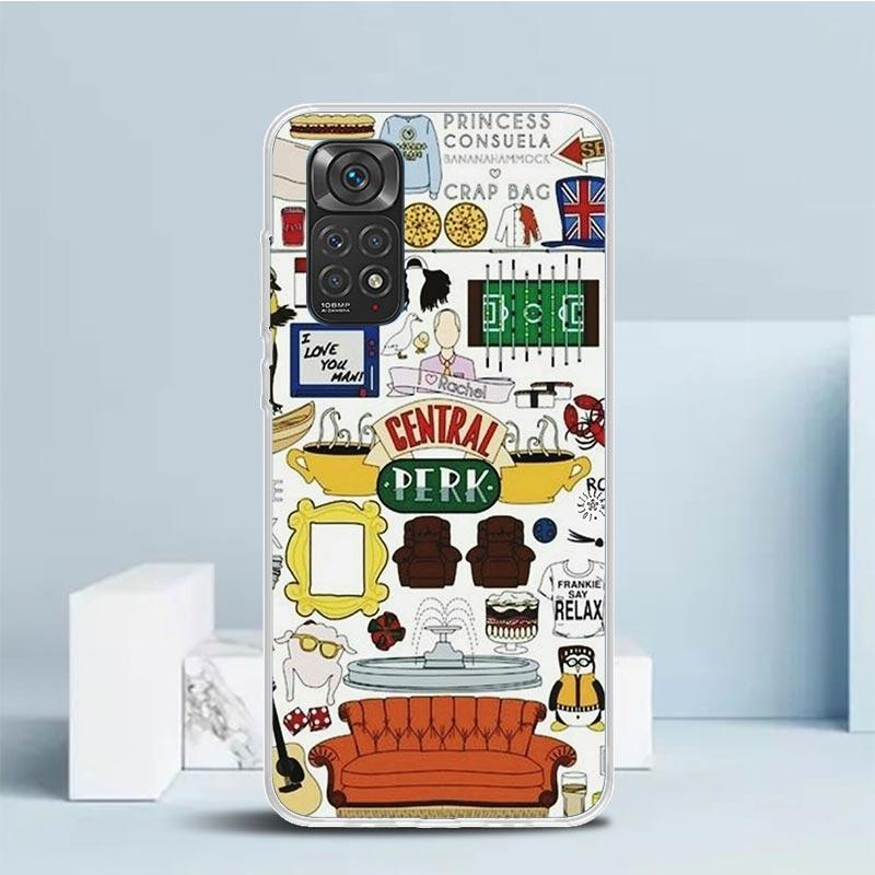 Friends Tv Show Funny Family Phone Case For Xiaomi Redmi Note 15 14 14S 13 12S 12 Pro Plus 11S 11 11T 11E 10S 10 + Soft TPU Back