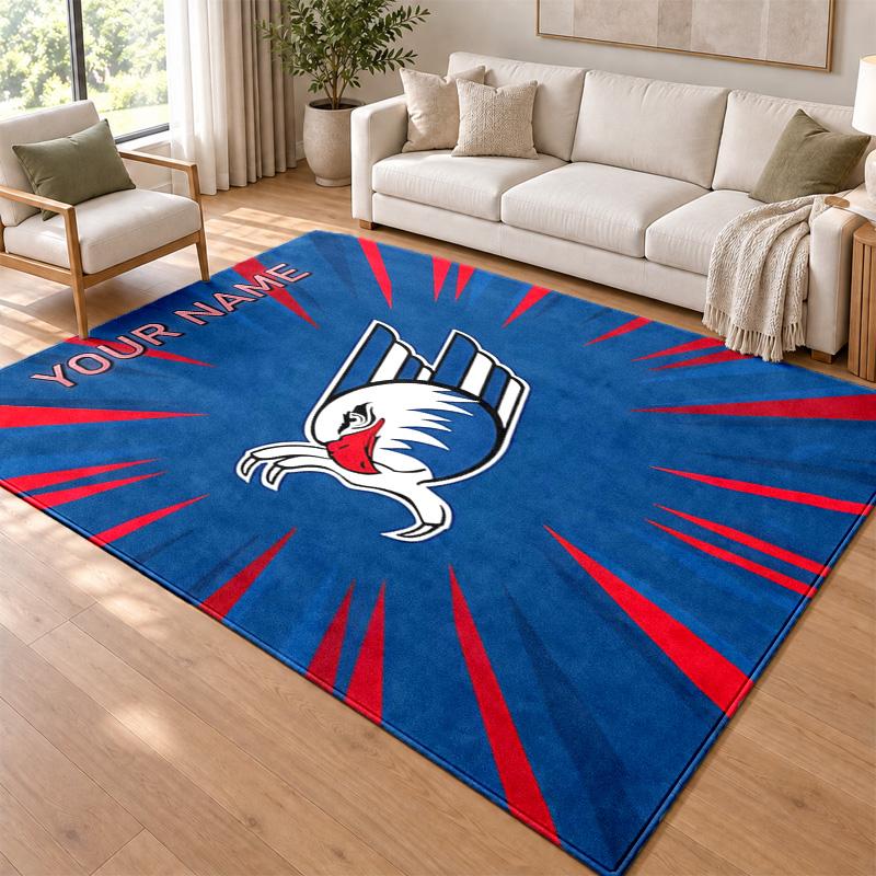 Adler Mannheim Custom Name Personalized Rug Non‑Slip Doormat Floor Carpet Housewarming Birthday Gift for Family Friends