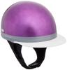 NBS Bike Parts Center Helmet Half Cork Half Three Button Purple Lame Free Size Circumference 701005 (Head 57cm~60cm)