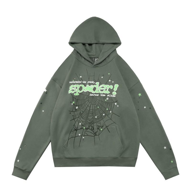 Худи Streetwear 2025 Мужское Женское Оверсайз Толстовка С Принтом Паутина Повседневный Топ