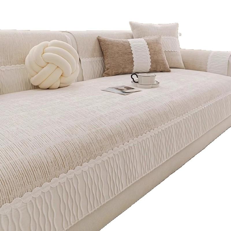 Chenille Sofa Cushion Cover Slipcover Universal Non-Slip Seat Pad Living Room Couches All