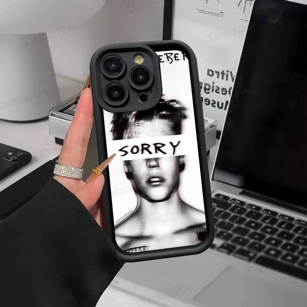 Чехол для телефона певца Джастина Бибера для iPhone 17 16 15 14 Plus 13 12 11 Pro Max Силиконовый чехол