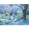 Пейзаж Алмазная мозаика Рождественская Алмазная вышивка Полный квадратный/круглый Зимний дом Пейзаж Вышивка крестиком Бисер Детский подарок