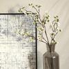 Deep Pink Color Artificial Cherry Blossom 4 Branches Silk Cherry Blossoms  Spring Season