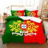 3D Print Portugal Flag Bedding Set Boys Girls Twin Queen King Size Duvet Cover Pillowcase Bed Boys Adult Home Textileextile
