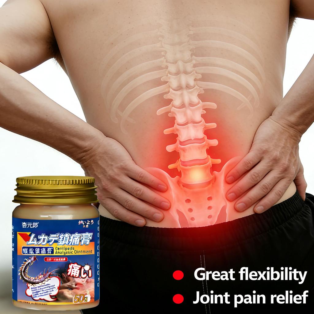 Органический крем для ухода за спиной - Не раздражающее травяное средство для успокоения нижней части спины